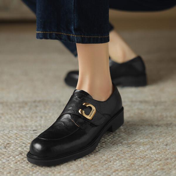 Exquisite Handmade Leather Women's Shoes for Luxurious Elegance(Easn20181539)