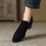 Handcrafted Luxury Genuine Leather Women's Shoes: Elegant Artistry Redefined(Easn20181550)