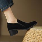 Handcrafted Luxury Genuine Leather Women's Shoes: Elegant Artistry Redefined(Easn20181550)