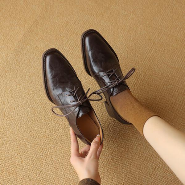 Luxurious Handcrafted Leather Women's Shoes with Exquisite Craftsmanship(Easn20181396)