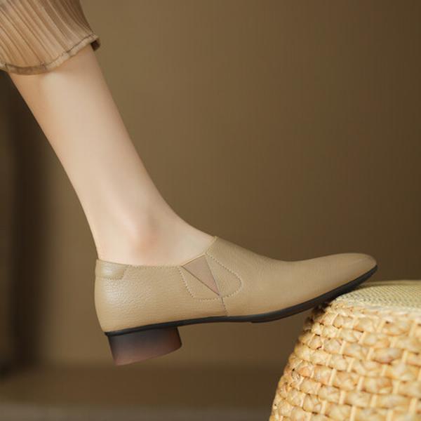 Luxurious Handcrafted Leather Women's Shoes: Elegant Craftsmanship(Easn20181557)