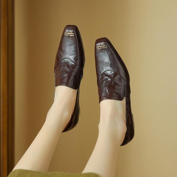 Handcrafted Leather Women's Shoes: Luxury & Elegance(Easn20181529)