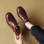 Handcrafted Luxury Leather Women's Shoes for Elegance(Easn20181535)