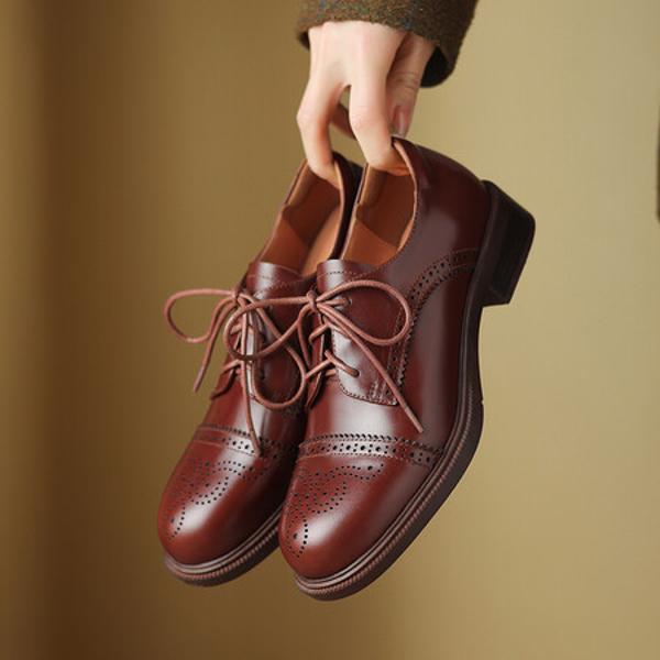 Handcrafted Luxury Leather Women's Shoes for Elegance(Easn20181535)