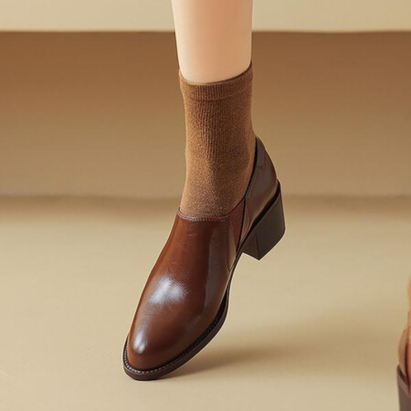 Exquisite Handcrafted Leather Women’s Shoes for Timeless Elegance(Easn20181509)