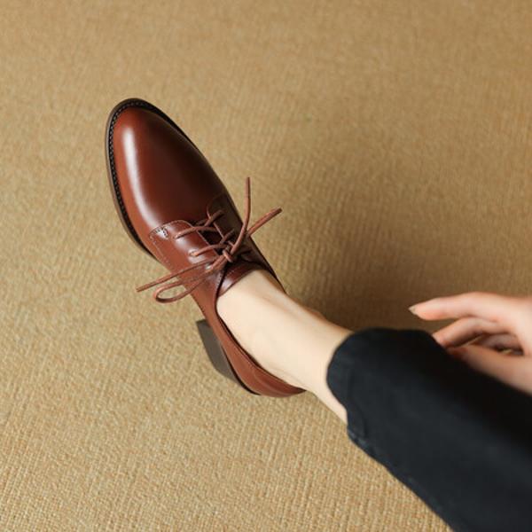 Handcrafted Leather Women's Shoes: Luxurious Elegance & Quality(Easn20181533)