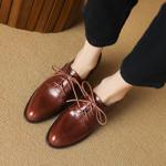 Handcrafted Leather Women's Shoes: Luxurious Elegance & Quality(Easn20181533)