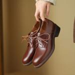 Handcrafted Genuine Leather Women's Shoes: Luxurious Elegance Unveiled(Easn20181536)