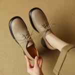 Handcrafted Genuine Leather Women’s Shoes: Elegance Redefined(Easn20181565)