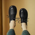 Handcrafted Genuine Leather Women’s Shoes: Elegance Redefined(Easn20181565)