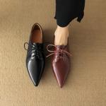 Handcrafted Luxury Leather Women's Shoes for Elegant Style(Easn20181571)