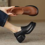 Exquisite Handcrafted Genuine Leather Women's Shoes: Luxurious Elegance Redefined(Easn20181580)