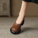 Handcrafted Luxurious Leather Women’s Shoes: Elegance in Every Stitch(Easn20181579)