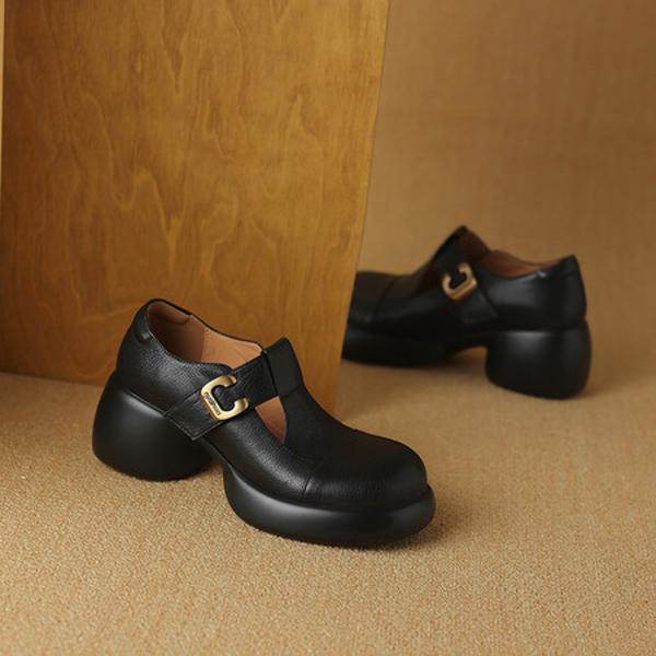 Elevate Your Style with Luxurious Handmade Leather Women’s Shoes(Easn20181582)