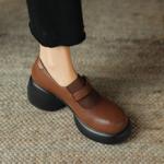 Handcrafted Luxury Leather Women's Shoes - Elegant Artistry & Quality(Easn20181581)