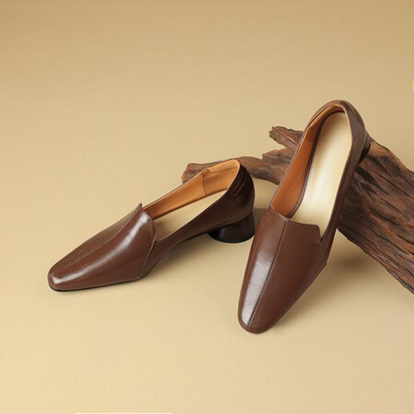 Handcrafted Genuine Leather Women's Shoes: Elegance Meets Luxury Quality(Easn20181519)