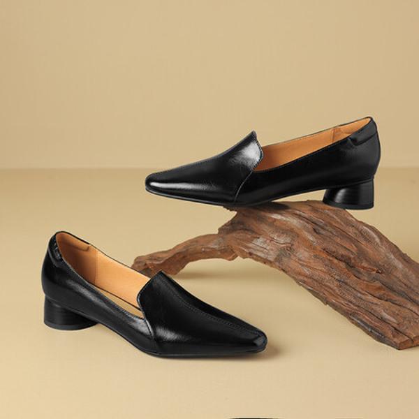 Handcrafted Genuine Leather Women's Shoes: Elegance Meets Luxury Quality(Easn20181519)