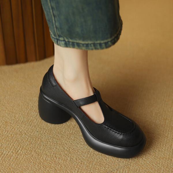 Handcrafted Luxury Leather Women's Shoes: Exquisite Quality & Elegance(Easn20181566)