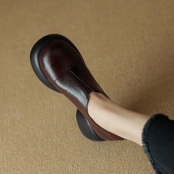 Exquisite Handmade Leather Women's Shoes: Elevate Your Elegance with Luxury Craftsmanship(Easn20181583)