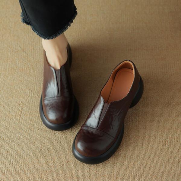 Exquisite Handmade Leather Women's Shoes: Elevate Your Elegance with Luxury Craftsmanship(Easn20181583)