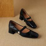 Luxury Handcrafted Leather Women's Shoes: Timeless Elegance(Easn20181588)