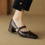 Luxury Handcrafted Leather Women's Shoes: Timeless Elegance(Easn20181588)