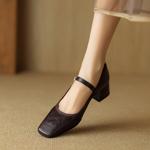 Exquisite Handmade Leather Women's Shoes for Timeless Elegance(Easn20181587)