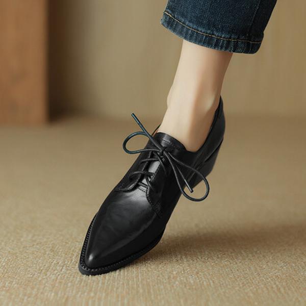 Luxury Handmade Leather Women's Shoes: Elegance Redefined(Easn20181592)