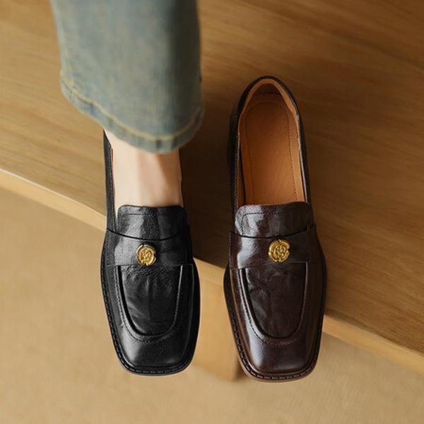 Exquisite Handcrafted Leather Women's Shoes: A Fusion of Luxury and Elegance(Easn20181593)