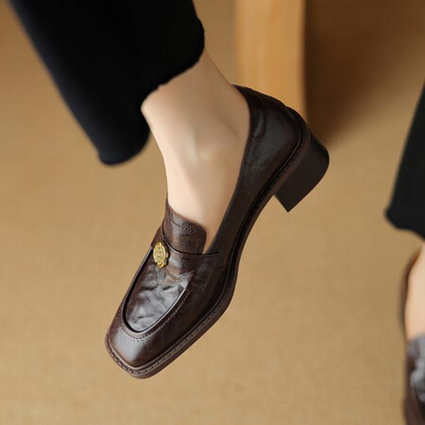 Exquisite Handcrafted Leather Women's Shoes: A Fusion of Luxury and Elegance(Easn20181593)