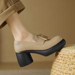 Handcrafted Leather Women's Shoes: Luxurious Elegance & Superior Craftsmanship(Easn20181598)