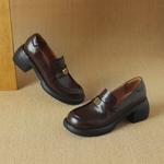 Exquisite Handmade Leather Luxury Women's Shoes(Easn20181608)