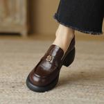 Exquisite Handmade Leather Luxury Women's Shoes(Easn20181608)