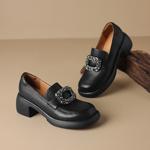 Handcrafted Leather Women's Shoes: Luxury, Elegance, Quality(Easn20181610)