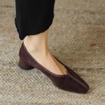 Handcrafted Luxury Leather Women's Shoes with Exquisite Craftsmanship(Easn20181606)