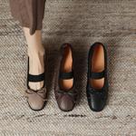 Exquisite Handmade Leather Women's Shoes: Elegance Meets Luxury Craftsmanship(Easn20181813)