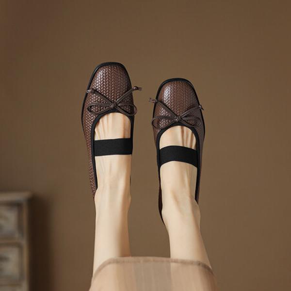 Exquisite Handmade Leather Women's Shoes: Elegance Meets Luxury Craftsmanship(Easn20181813)