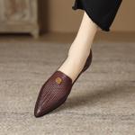 Handcrafted Leather Women's Shoes: Luxurious Elegance & Craftsmanship(Easn20181825)