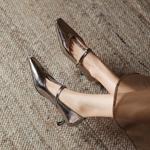 Handcrafted Luxury Leather Women's Shoes: Timeless Elegance(Easn20181820)