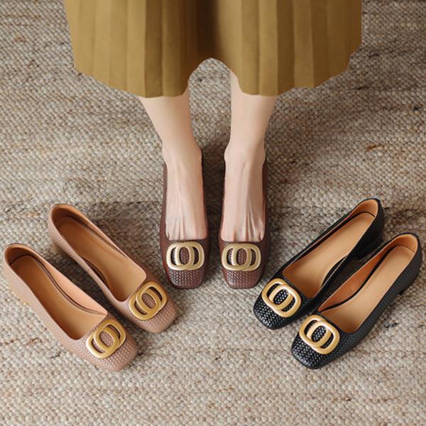 Luxury Handcrafted Leather Women’s Shoes: Timeless Elegance(Easn20181832)