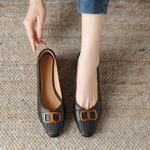 Exquisite Handmade Leather Women's Shoes: Luxury Craftsmanship & Elegance(Easn20181833)