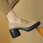 Elegant Handcrafted Genuine Leather Women's Shoes(Easn20181562)