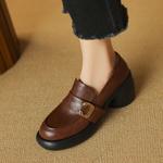 Exquisite Handmade Leather Women's Shoes: Luxury Craftsmanship(Easn20181561)