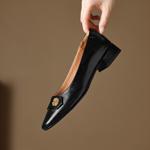 Handcrafted Luxury Leather Women's Shoes(Easn20181838)