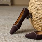 Handcrafted Luxury Leather Women's Shoes - Timeless Elegance(Easn20181859)