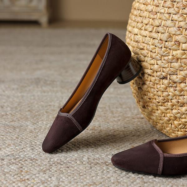 Handcrafted Luxury Leather Women's Shoes - Timeless Elegance(Easn20181859)