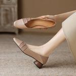 Elegant Handmade Leather Women's Shoes: Crafted for Luxury Quality(Easn20181865)