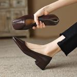 Handcrafted Luxury Leather Women's Shoes: Elegance Redefined(Easn20181850)