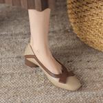 Handcrafted Genuine Leather Women's Shoes: Exquisite Quality & Timeless Elegance(Easn20181868)