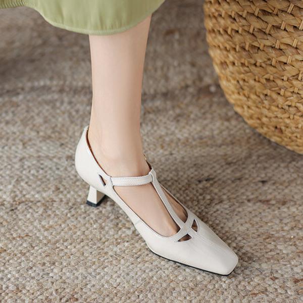 Handcrafted Genuine Leather Women's Shoes: Exquisite Quality & Timeless Elegance(Easn20181869)